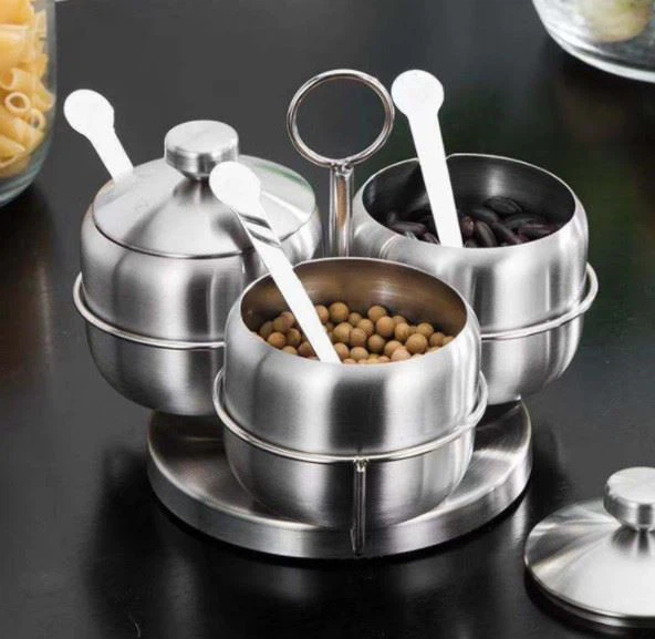 Stainless steel grinder bottle seasoning shaker