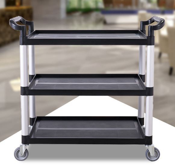 Restaurant Bowl Collection Withdraw Trolley Food Service Cart